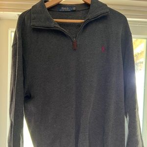 Ralph Lauren Quarter Zip large gray
